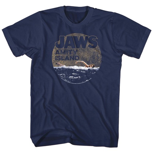 Jaws Shark Night Swim Amity Island Men 