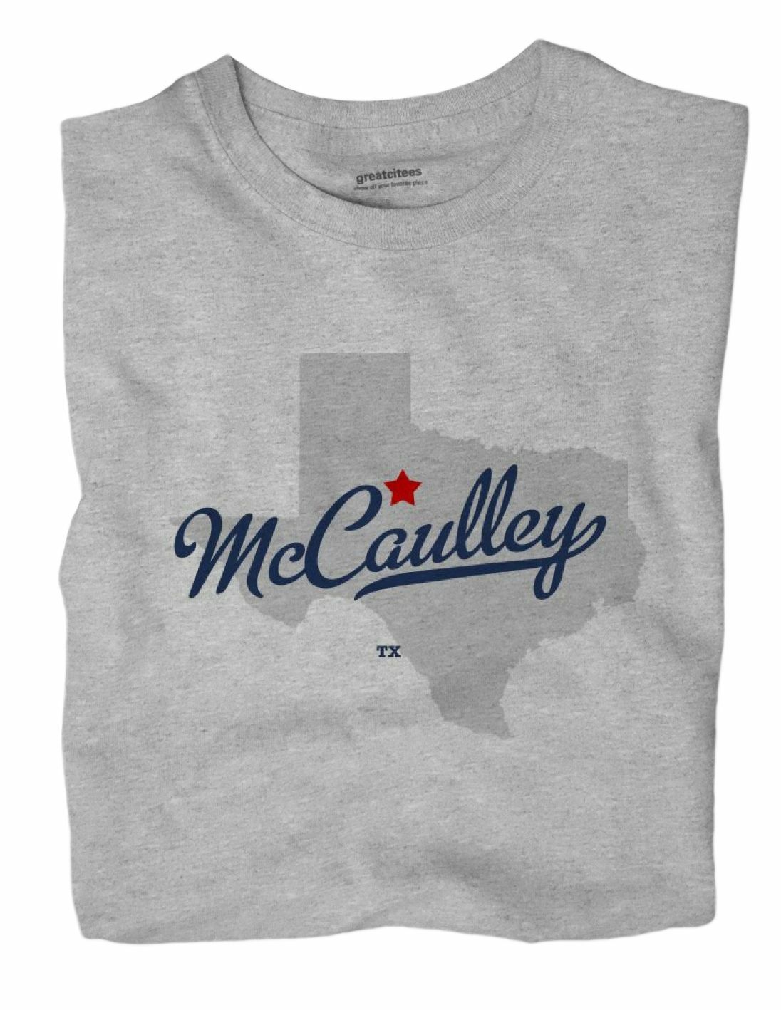 McCaulley Texas TX TShirt MAP eBay