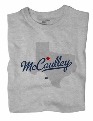 McCaulley Texas TX T-Shirt MAP