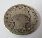 VINTAGE 1906-D BARBER SILVER HALF DOLLAR