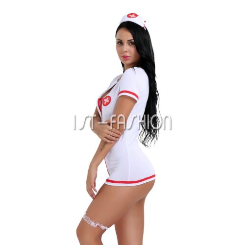 Sexy Adult Women Halloween Doctor Nurse Costume Fancy Dress Lingerie  Cosplay | eBay