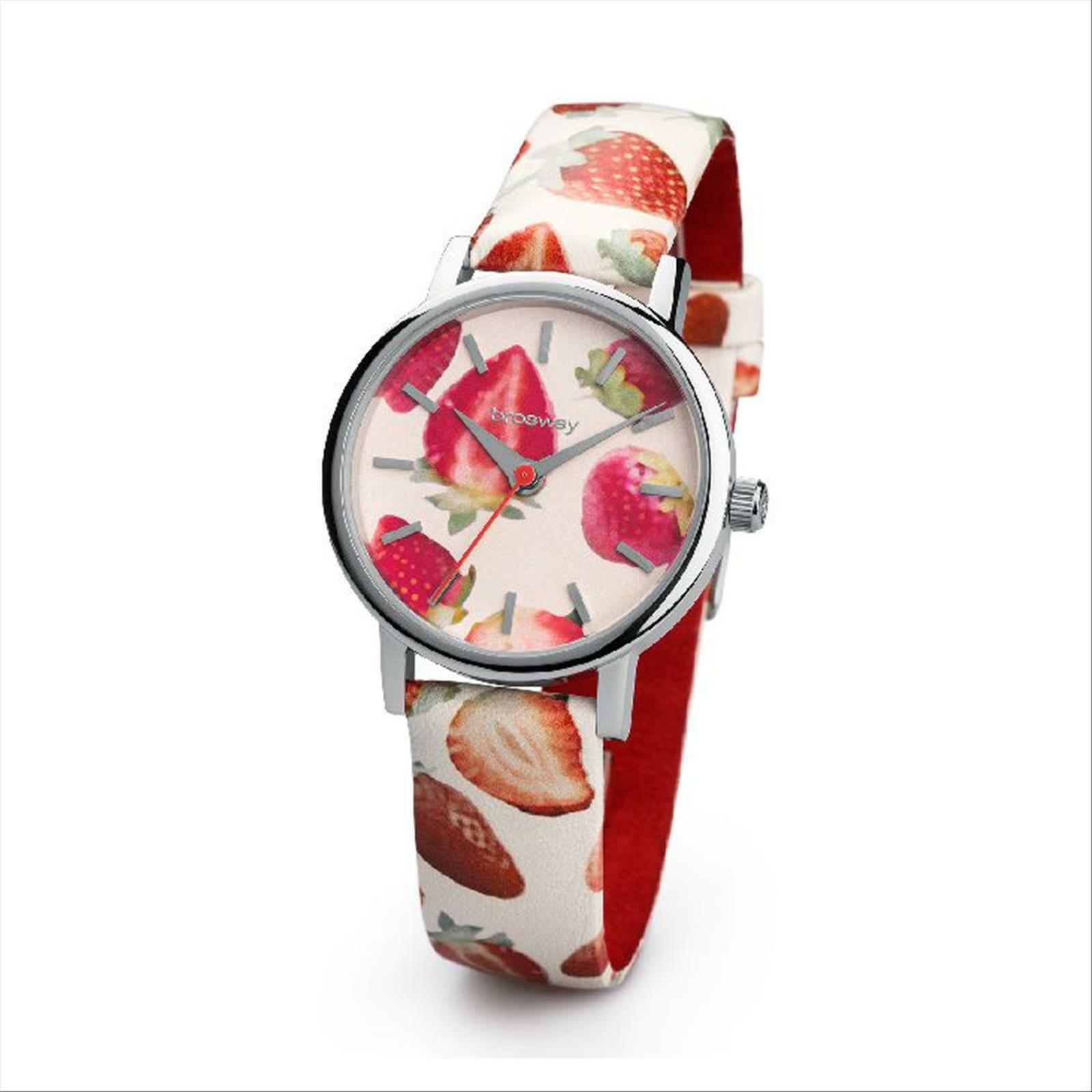 Orologio Solo Tempo Donna Brosway Gitana WGI06 Acciaio Pelle Bianco Fracola