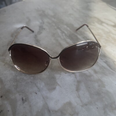 NWT Nicole Miller Sunglasses Nicole Miller Gold Brown Huntington Sunglasses 100% UV NWT  main image 3