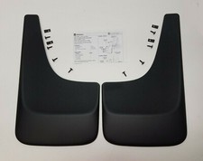 Black Contoured Mudflaps Mud Flaps Fits Silverado Sierra New Genuine Gm Pair