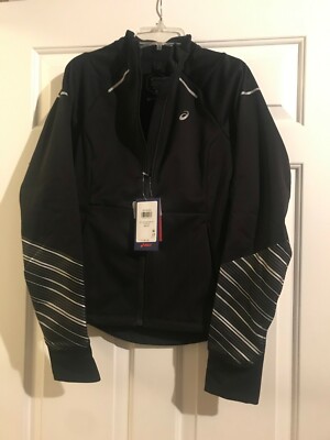 NWT Asics Lite-Show Women's Winter Black Sport Jacket Size X