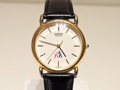 VINTAGE ADVERTISING OF S.KOREA WRESTLING FEDERATION MEN'S QUARTZ WATCH ''KAPPA''