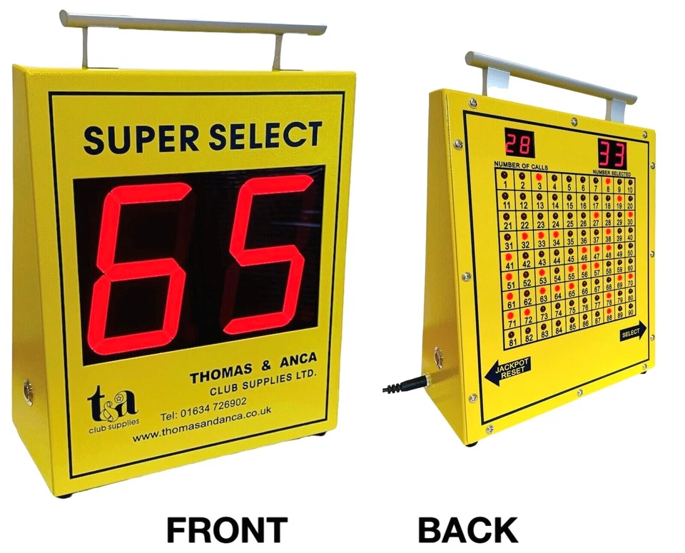 Bingo Machine Super Select Electronic Selector Free 25ml Bingo Dabbers or Ticket - Image 4 of 4