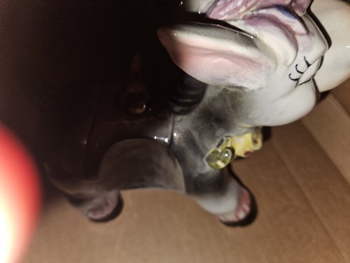 RARE VINTAGE DONKEY BURRO CONDIMENT SET OIL VINEGAR SALT PEPPER JAPAN perfect  - Picture 9 of 11