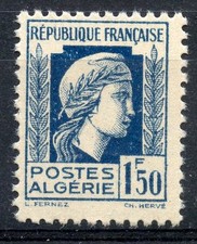 TIMBRE ALGERIE NEUF N° 214 ** SERIE D'ALGER MARIANNE