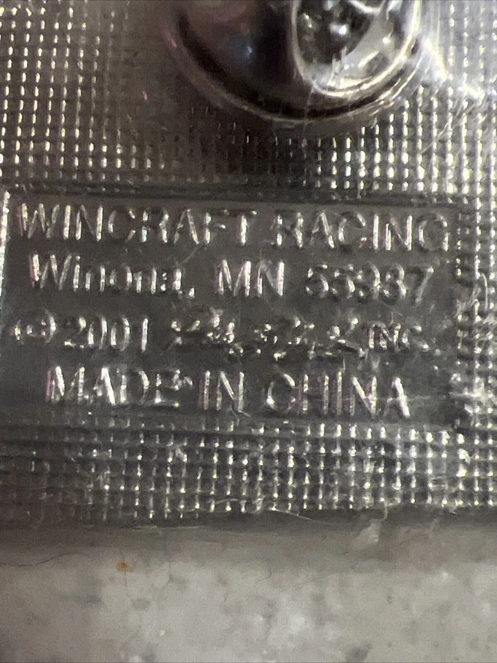 Broche de lapela Steve Park #1 2001 Wincraft Nascar Penzoil colecionadores chapéu novo na bolsa - Imagem 3 de 4