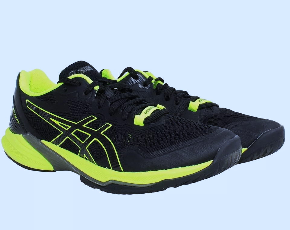 SKY ELITE FF 3 26.5 ブラック×イエローグリーン Amazon.co.jp: ASICS SKY ELITE FF 3 Volleyball Shoes, Black x