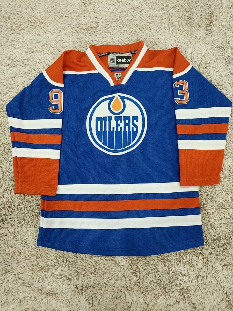 Edmonton Oilers Ryan Nugent-Hopkins #93 REEBOK Young Adult Jersey