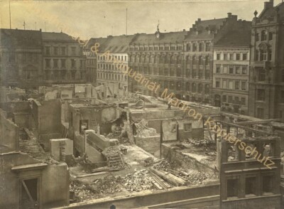 orig. Foto Berlin Mitte bei Deutsche Bank um 1901 Abriss Haus Baustelle