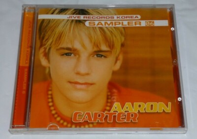 AARON CARTER KOREA JIVE SAMPLER / PROMO CD 2001? MEGA RARE NSYNC BACKSTREET BOYS