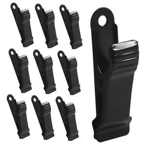 10-Pack Alligator Clips Hobby Spring Clamps – Heavy Duty Carbon Steel With PVC Coating (Multi-Use For Woodworking, Backdrops)