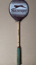 Vintage Slazenger The Whippet Wooden Squash Racket Original Head Cover Retro