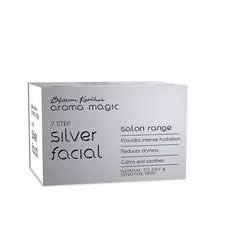 Aroma Magic Silver Facial Kit 7 Step with Cleanser, Enzyme Multi Use