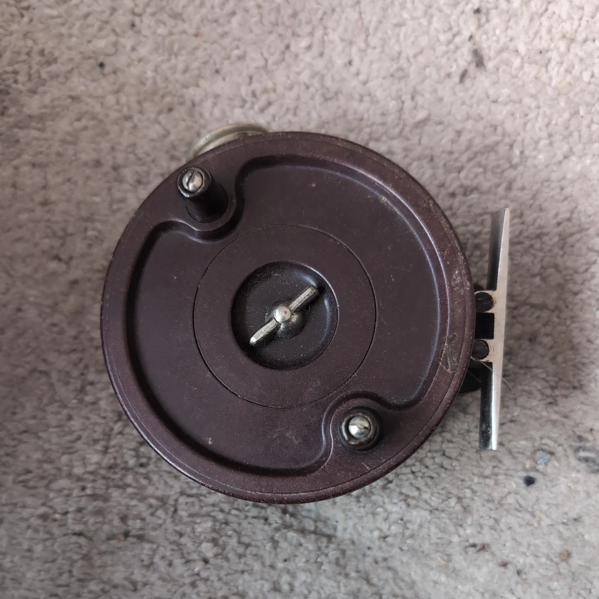 Moulinet De Pêche Ancien Allcocks Aerialite 3,75" Bakélite - Centrepin Vintage UK