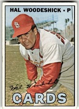 1967 Topps #324 Hal Woodeshick St. Louis Cardinals Baseball