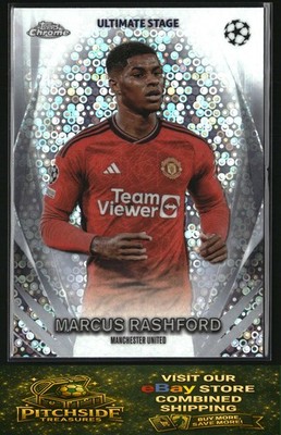 2023-24 Topps UEFA #USC-36 Marcus Rashford Ultimate Stage Chrome