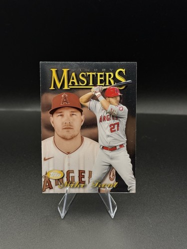 Mike Trout #97FM-MT 2021 Topps Finest 1997 Masters card
