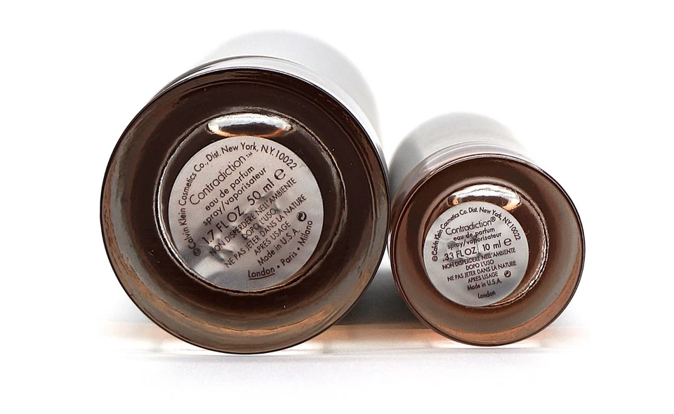 🌹 2x Contradiction by Calvin Klein Women 1.7oz & .33oz EDP Spray Vintage - Image 3 of 4