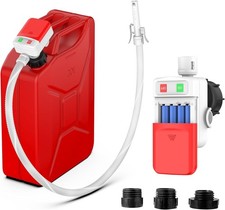 Auto-Stop Fuel Transfer Pump Battery Powered 3.2 GPM Gas Can Pump for Diesel Oil