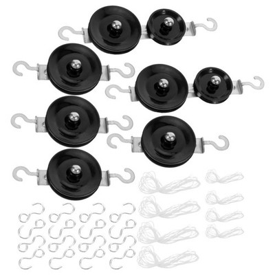  Pulley Wheel Kit Single and Double Fixed Pulleys System for Kids