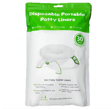 30pcs Disposable Potty Liners Bags for Toddlers, Travel  Training Potty