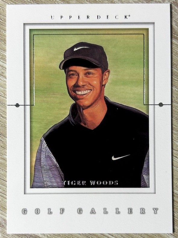 2001 Upper Deck Golf Gallery Tiger Woods #GG4 Rookie