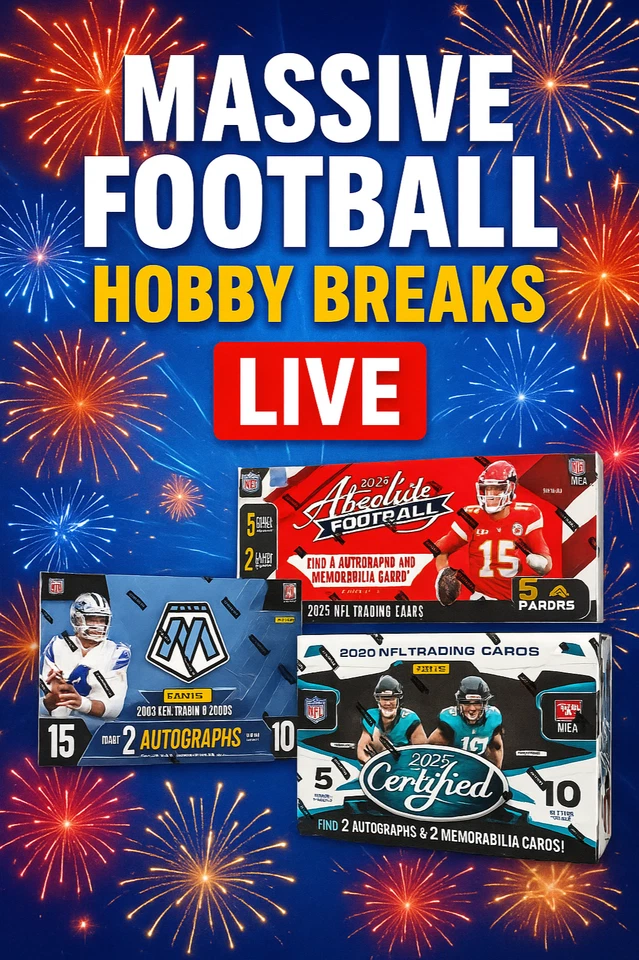 MASSIVE PYT FOOTBALL HOBBY BREAKS! ABSOLUTE, MOSAIC, LIMITED, & MORE! 🔥