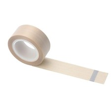 1" Width x 11 Yard Roll PTFE Coated Fiberglass High Temperature Tape with Sil...