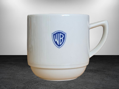 Warner Bros. Studio Tasse Schönwald Porzellan WB Logo Sammler Stapeltasse