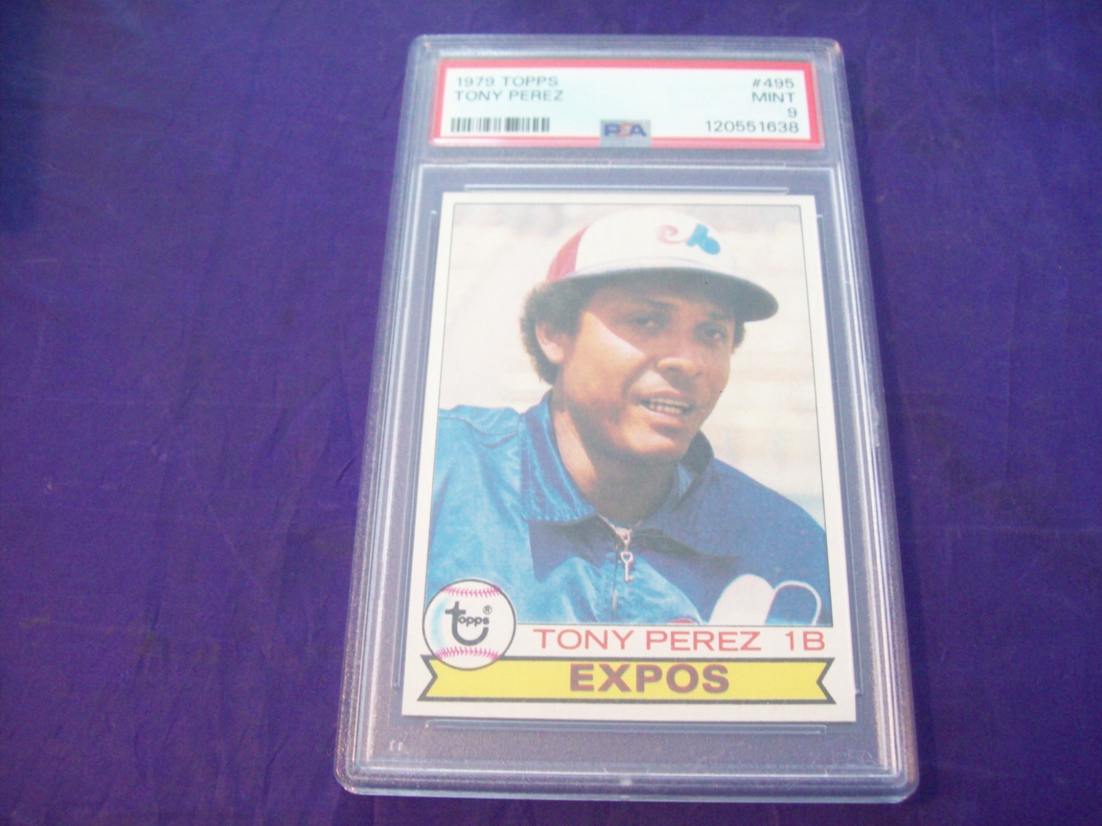 1979 TOPPS #495 TONY PEREZ PSA 9
