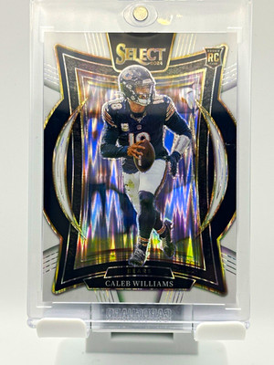 Panini 2024 Select Concourse Caleb Williams RC #25 White Shock Prizm /199 Bears