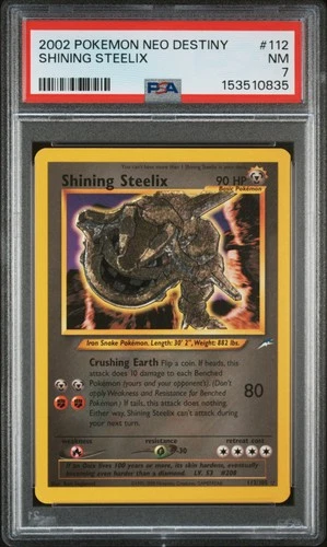 PSA 7 SHINING STEELIX 112/105 | Neo Destiny WOTC Pokemon Card