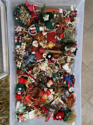 Huge Lot Of Misc Christmas For Crafts Over 250 Pieces