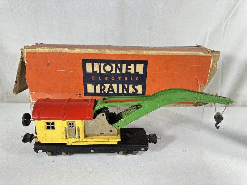 Nice Lionel Original Prewar BOXED #2810 Operating Work Crane