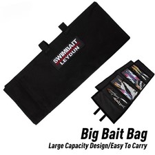 Swimbaits Fishing Bags Soft And Hard Baits Up To 12" Bait Wrap 4 Hybrid Pockets