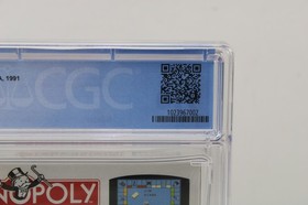 Monopoly Nintendo NES Factory Sealed CGC Graded 9.6 A+