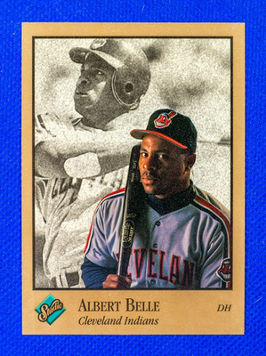 Albert Belle #164 (1992 Leaf Studio) Baseball Card, Cleveland Indians