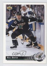 1992-93 Upper Deck Neal Broten #206 0s5