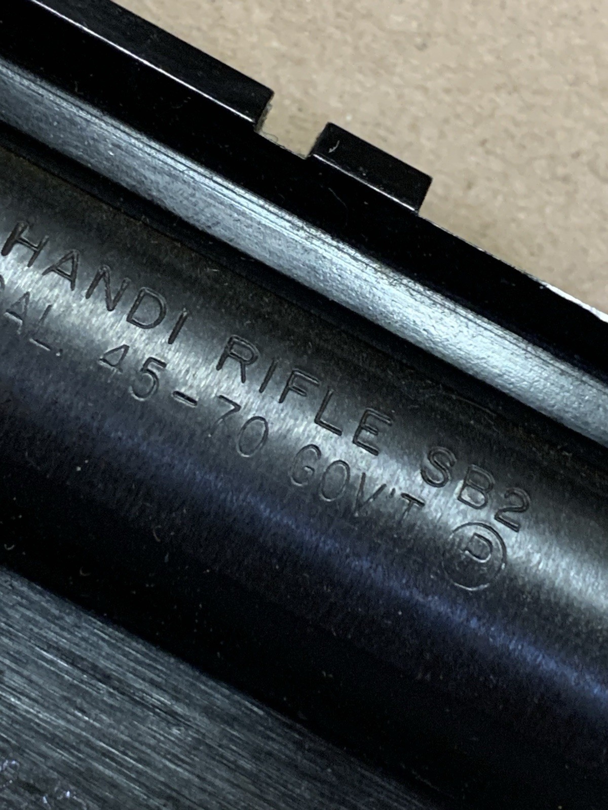 H & R NEF Handi Rifle SB2 Barrel 45-70 Government 22” Iron Sights Good Barrel