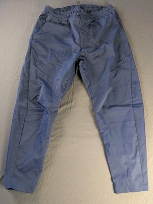 Men's Nike Blue Technical Athletic Pants Size Large Zip Pockets Pre-Owned