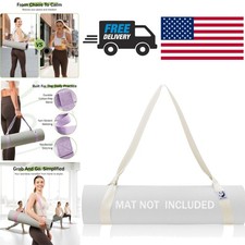 Adjustable Yoga Mat Carrier Strap 70 Inch Cotton for Comfortable Transport
