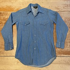 Vintage denim sears weastern wear pearl snap