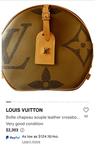 LOUIS VUITTON（LV） Borsa a tracolla Louis Vuitton Boite Chapeau Souple PM Monogram borsa a mano borsetta