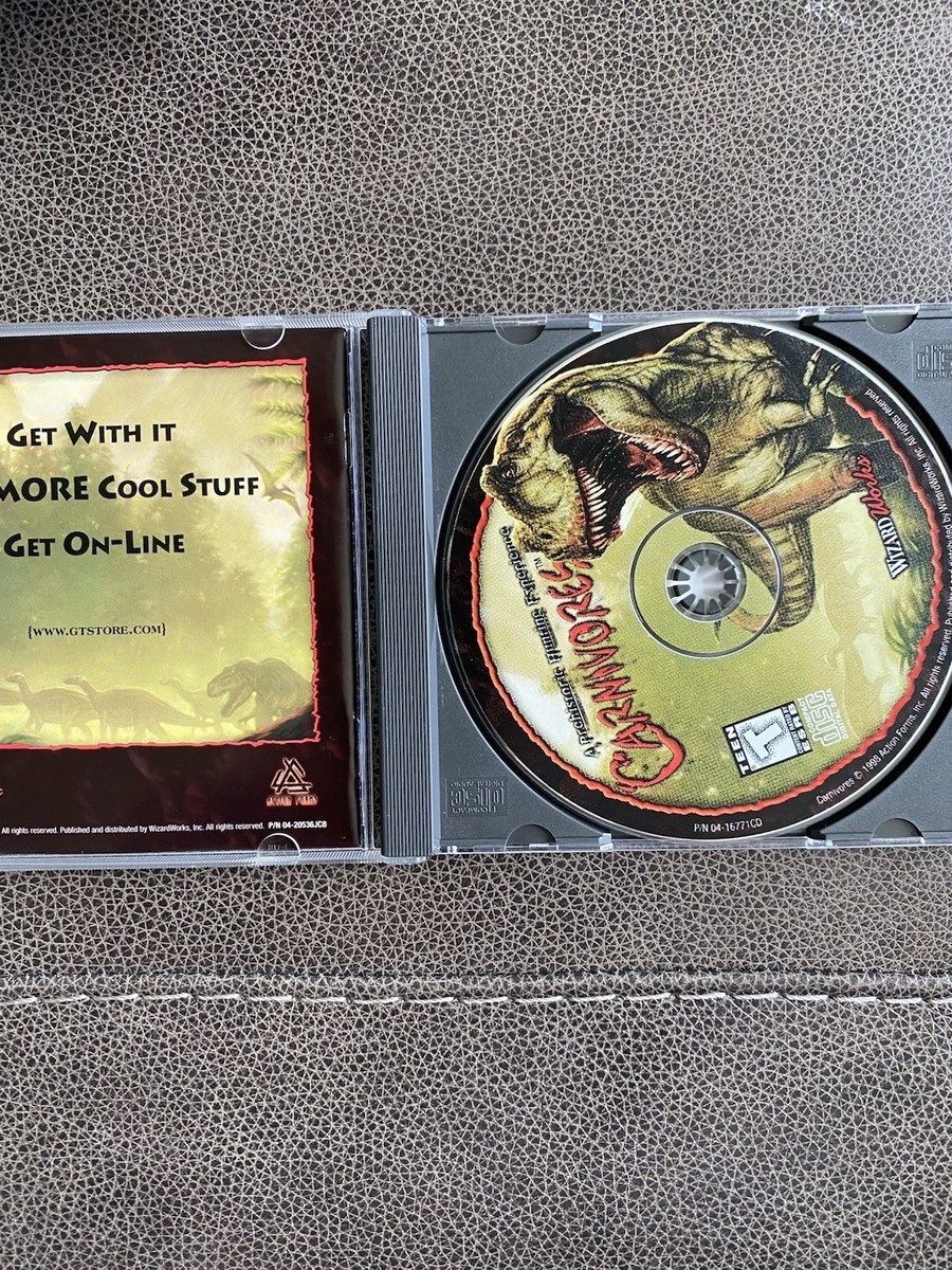 Carnivores PC CD-ROM – Dinosaur Hunting Game – Windows 95/98
