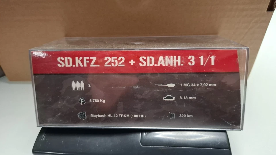 SDKFZ 252+SD.ANH.3 1/1 SMOLENSK URSS 1941 Militaire 1/72éme IXO Neuf Boite - Immagine 2 di 2