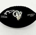 Aaron Donald Signed Ltd Ed Black Wilson Football Los Angeles Rams Beckett COA